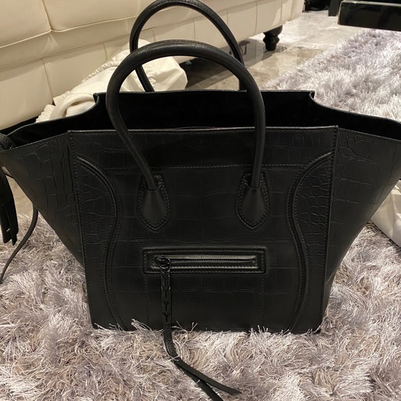 Celine croc embossed - Picture 1 of 4